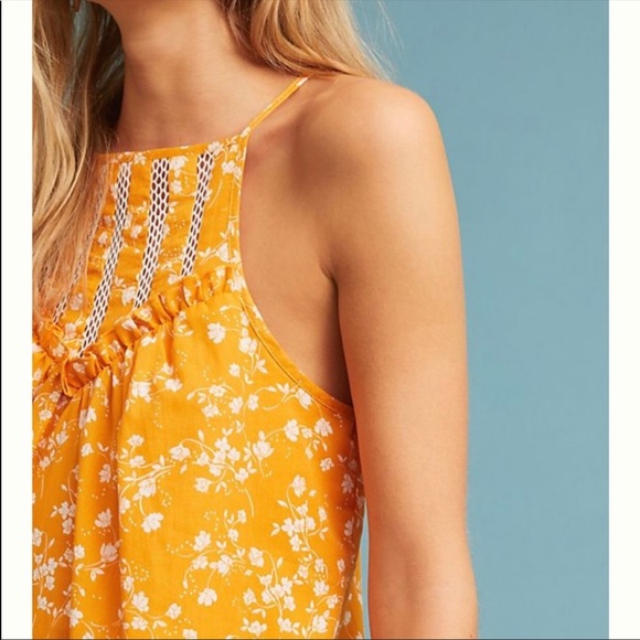 TRADED!!!  Anthropologie Martel floral tank top - Picture 4 of 4